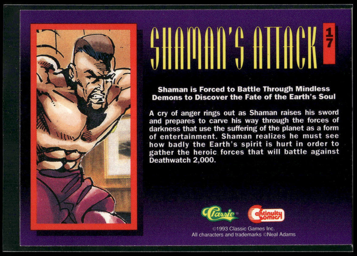 1993 Classic Deathwatch 2000 #17 Shaman's Attack