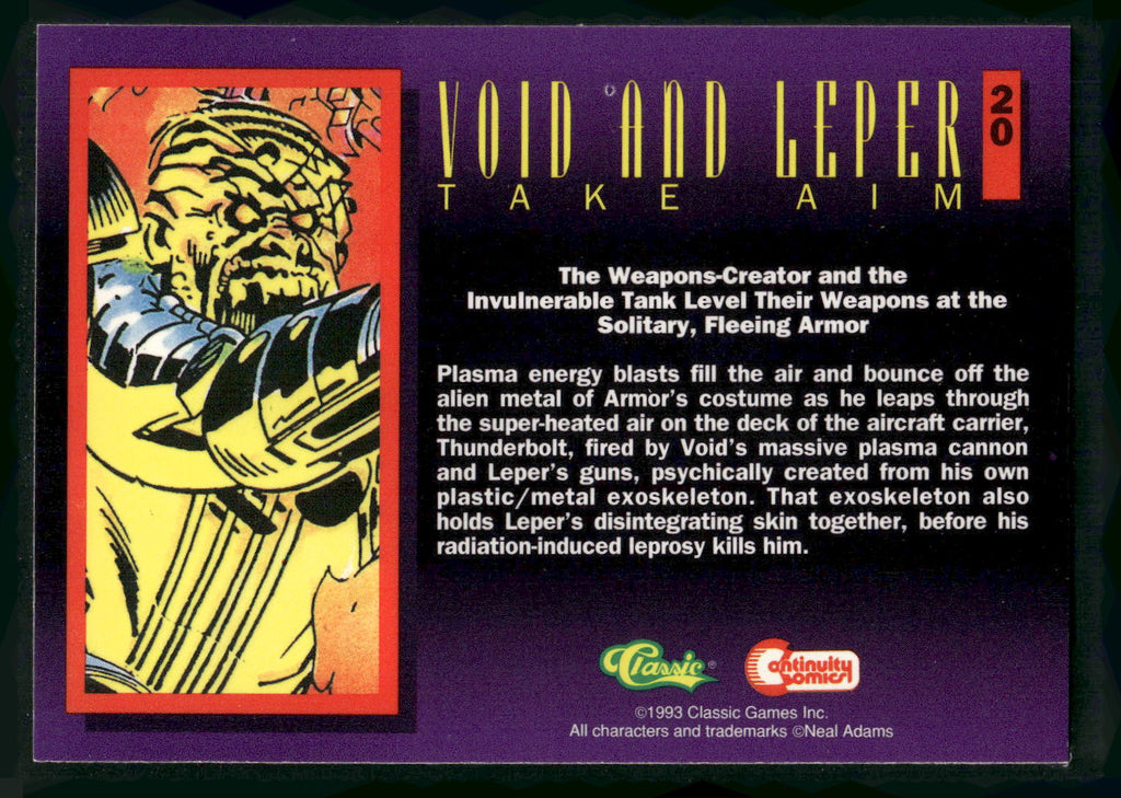 1993 Classic Deathwatch 2000 #20 Void and Leper Take Aim