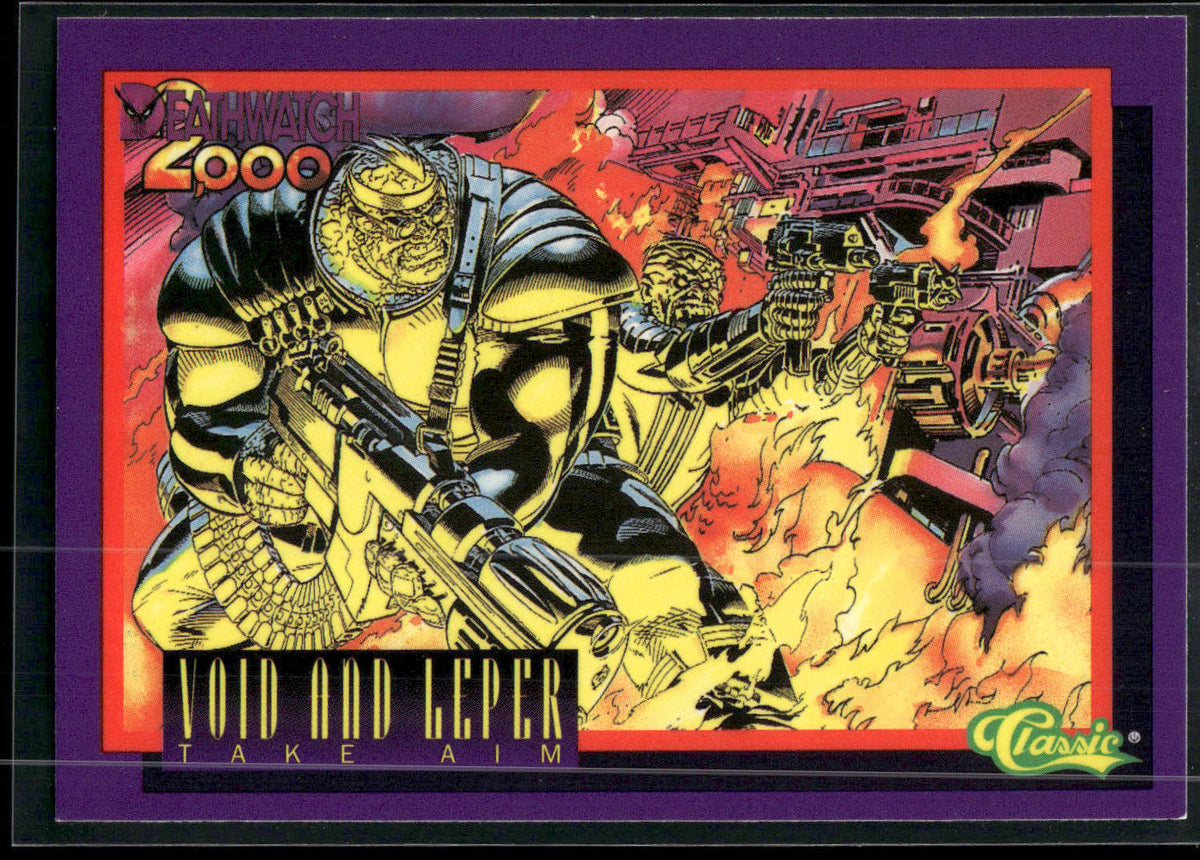 1993 Classic Deathwatch 2000 #20 Void and Leper Take Aim