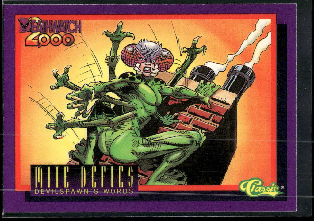 1993 Classic Deathwatch 2000 #21 Mite Defies Devilspawn's Words