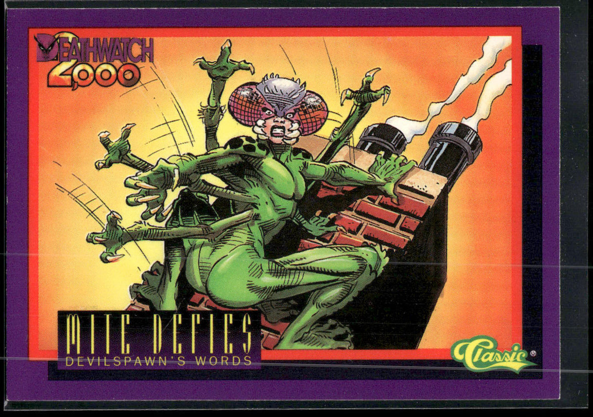 1993 Classic Deathwatch 2000 #21 Mite Defies Devilspawn's Words