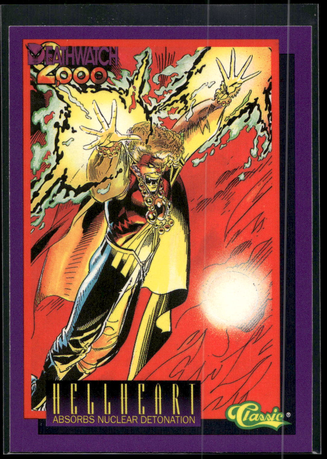 1993 Classic Deathwatch 2000 #22 Hellheart Absorbs Nuclear Detonation