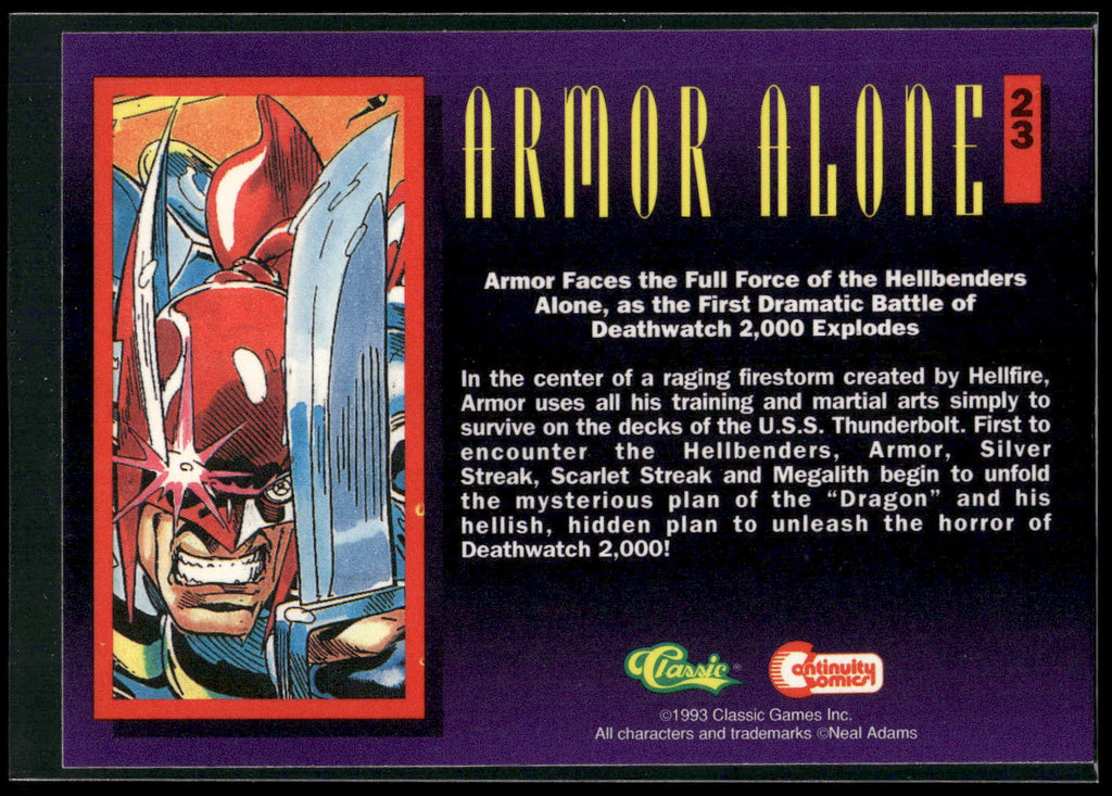 1993 Classic Deathwatch 2000 #23 Armor Alone