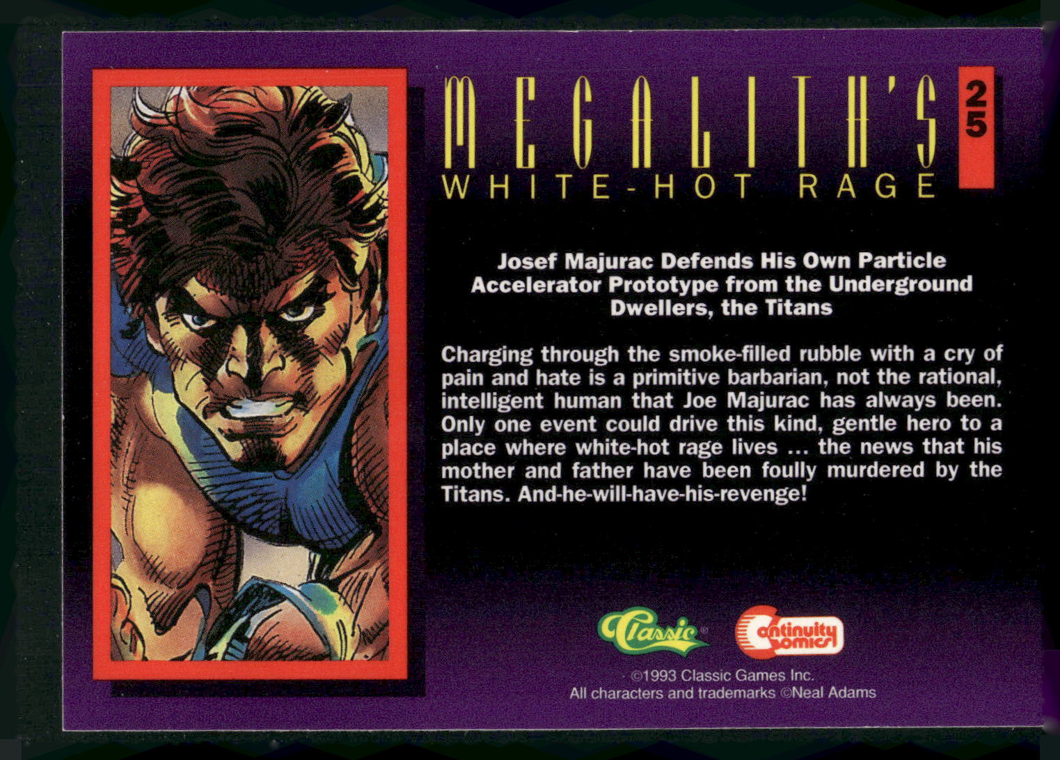 1993 Classic Deathwatch 2000 #25 Megalith's White-Hot Rage