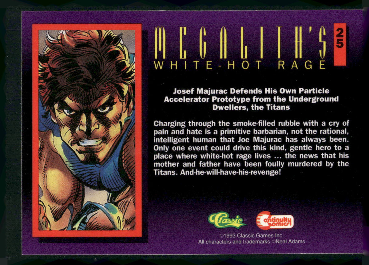 1993 Classic Deathwatch 2000 #25 Megalith's White-Hot Rage