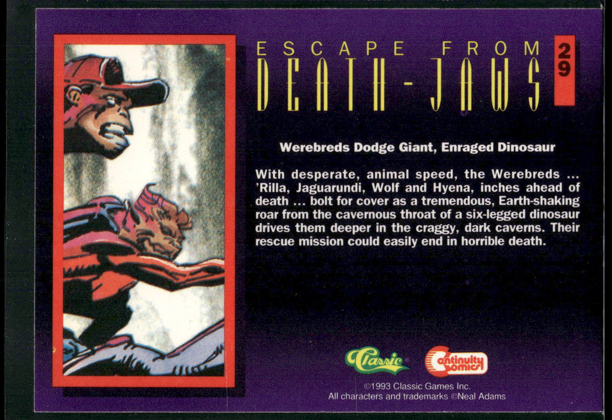 1993 Classic Deathwatch 2000 #29 Escape from Death-Jaws