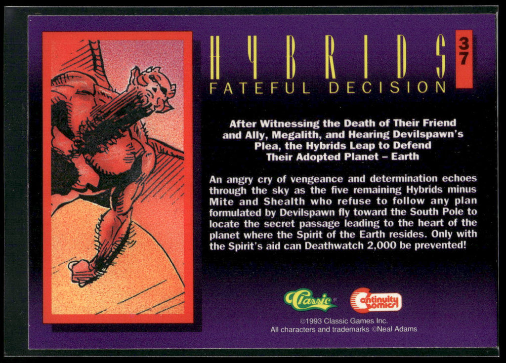 1993 Classic Deathwatch 2000 #37 Hydrids Fateful Decision