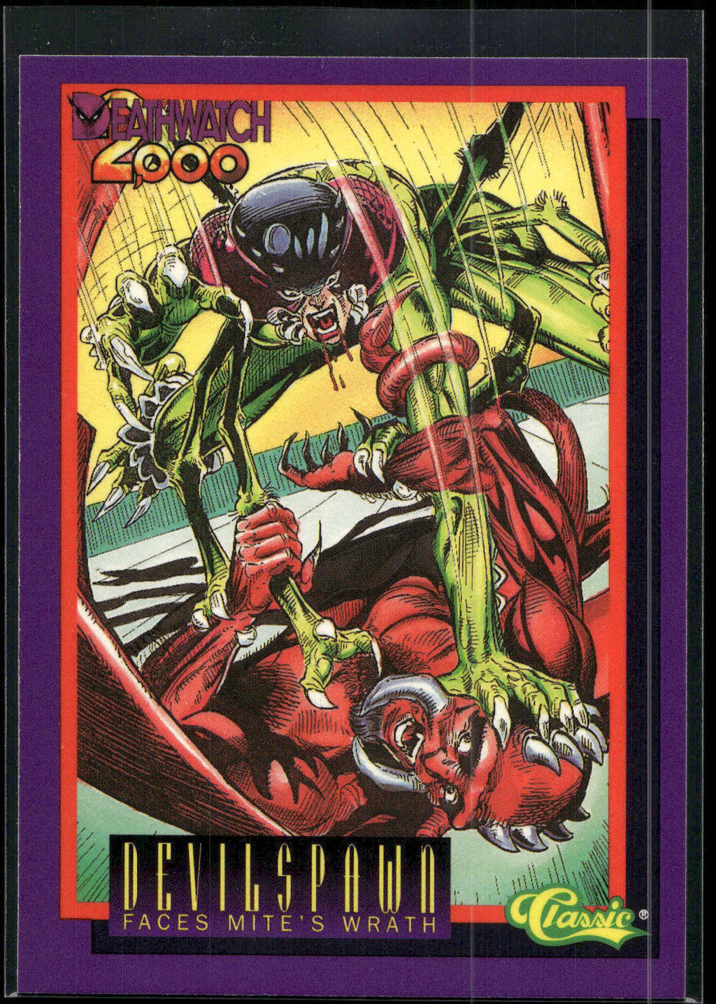 1993 Classic Deathwatch 2000 #38 Devilspawn Faces Mite's Wrath