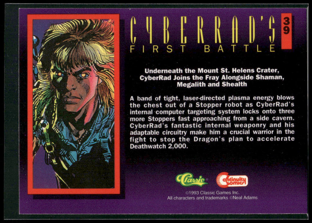 1993 Classic Deathwatch 2000 #39 Cyberrad's First Battle