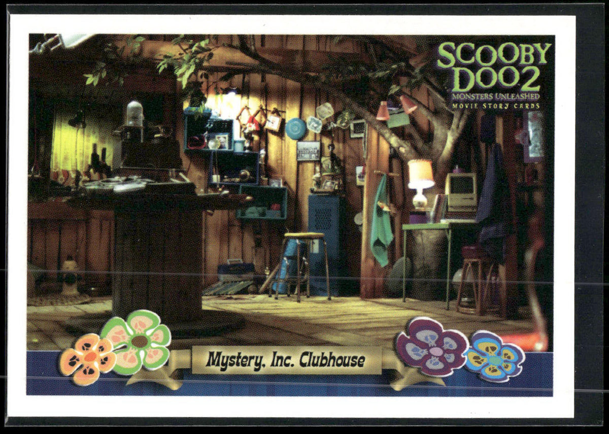 2004 Inkworks Scooby-Doo 2: Monsters Unleashed #65 Mystery, Inc. Clubhouse