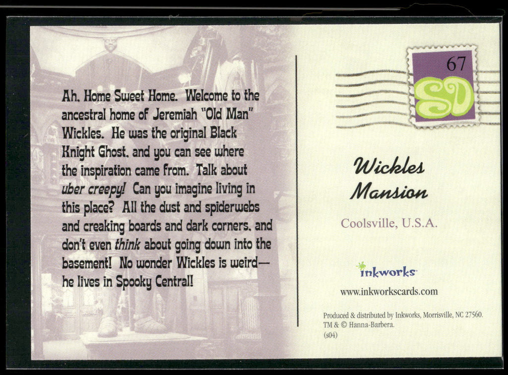 2004 Inkworks Scooby-Doo 2: Monsters Unleashed #67 Wickles Mansion