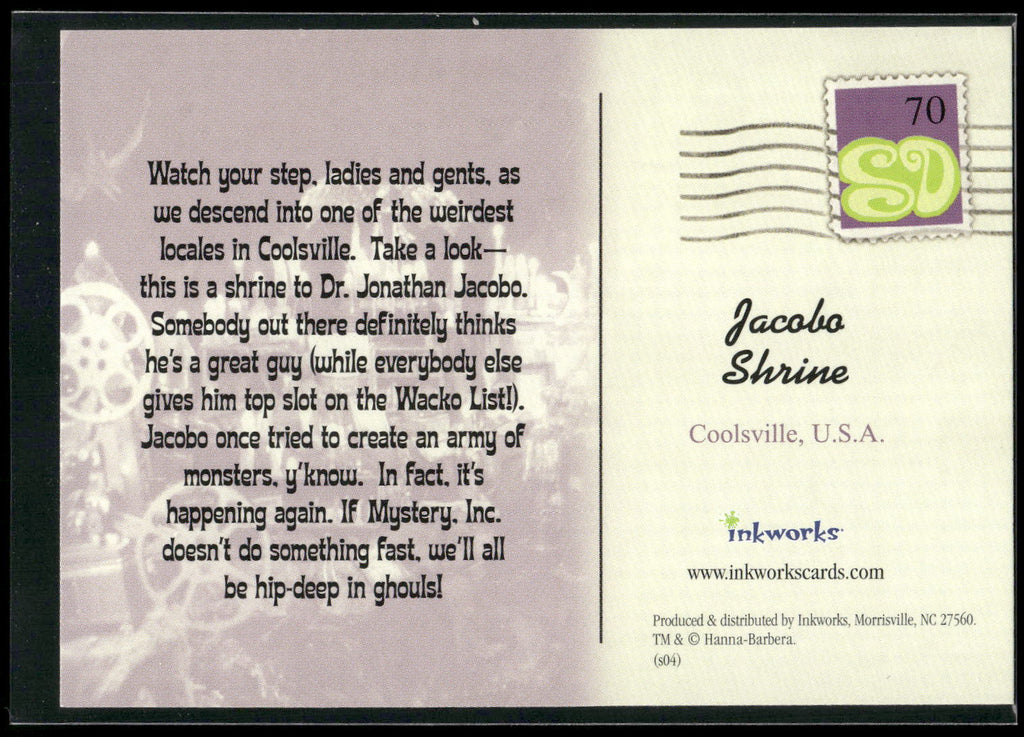 2004 Inkworks Scooby-Doo 2: Monsters Unleashed #70 Jacobo Shrine