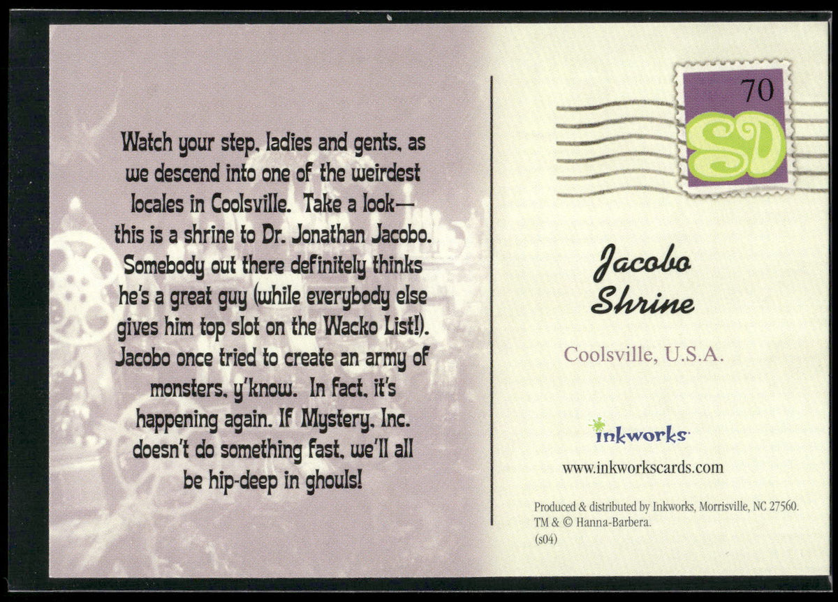 2004 Inkworks Scooby-Doo 2: Monsters Unleashed #70 Jacobo Shrine