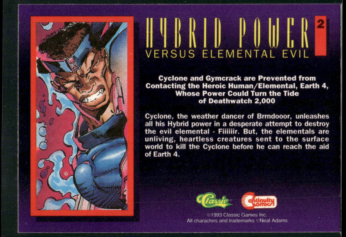 1993 Classic Deathwatch 2000 #2 Hybrid Power versus Elemental Evil