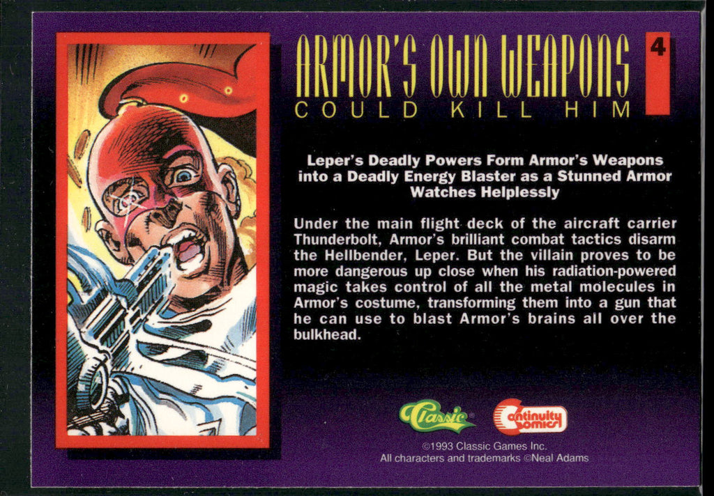1993 Classic Deathwatch 2000 #4 Armor's Own Weapons Could Kill Him