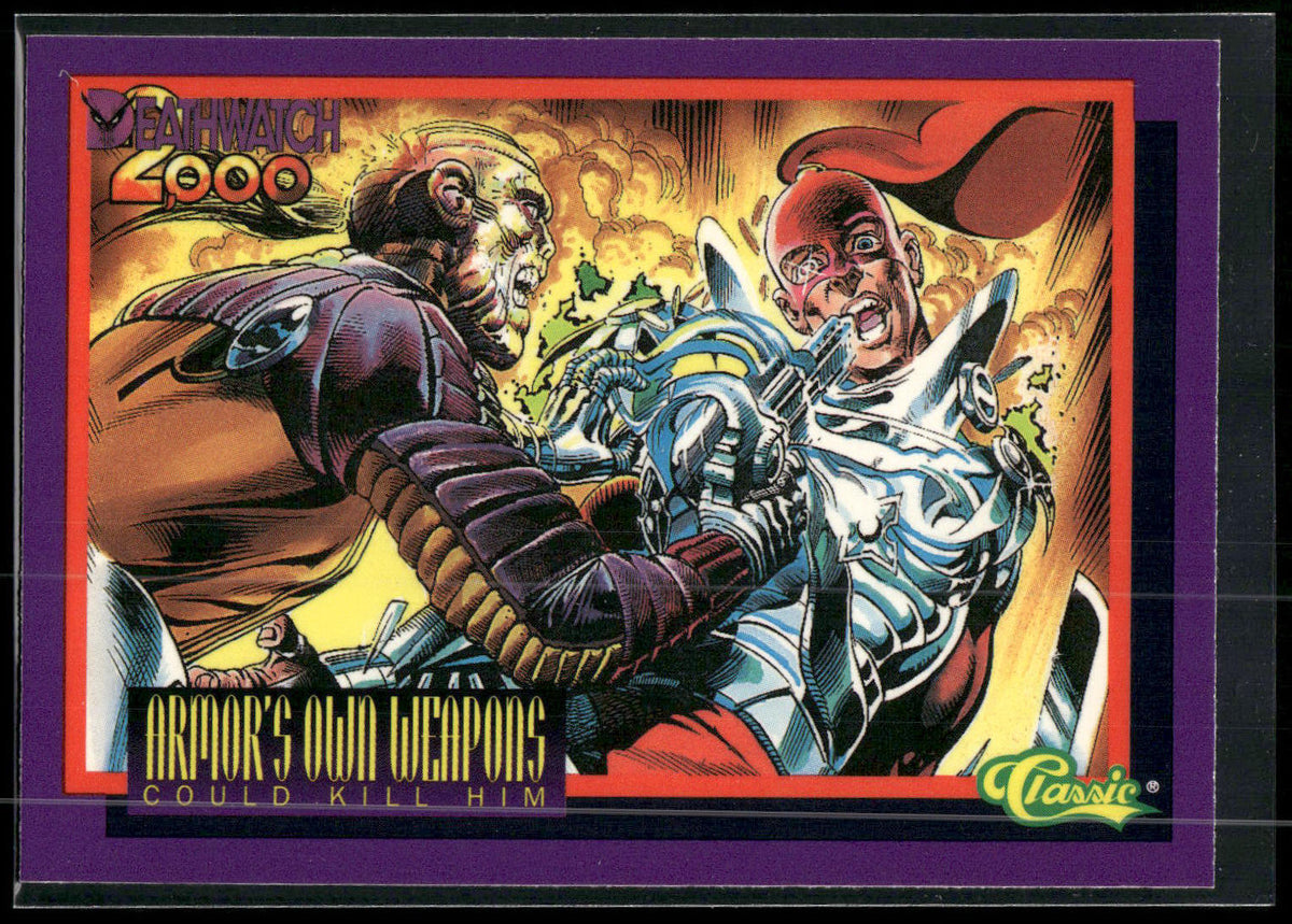 1993 Classic Deathwatch 2000 #4 Armor's Own Weapons Could Kill Him