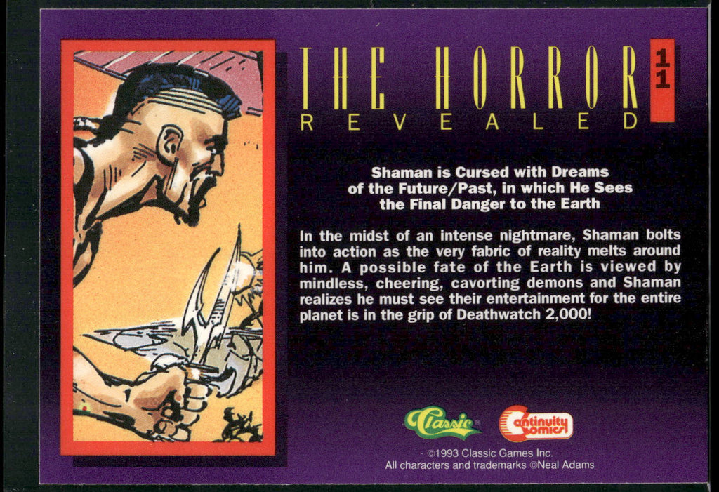 1993 Classic Deathwatch 2000 #11 The Horror Revealed