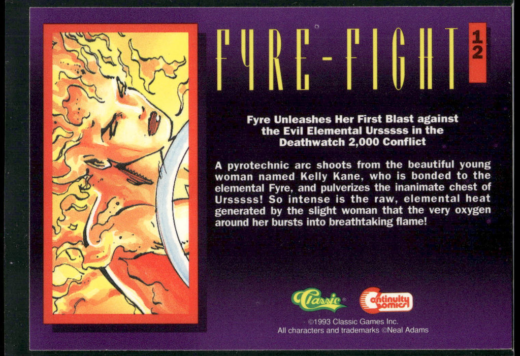 1993 Classic Deathwatch 2000 #12 Fyre-Fight