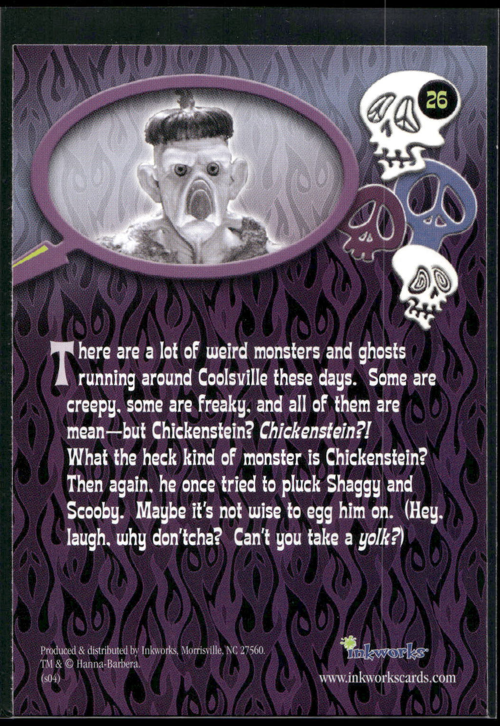2004 Inkworks Scooby-Doo 2: Monsters Unleashed #26 Chickenstein