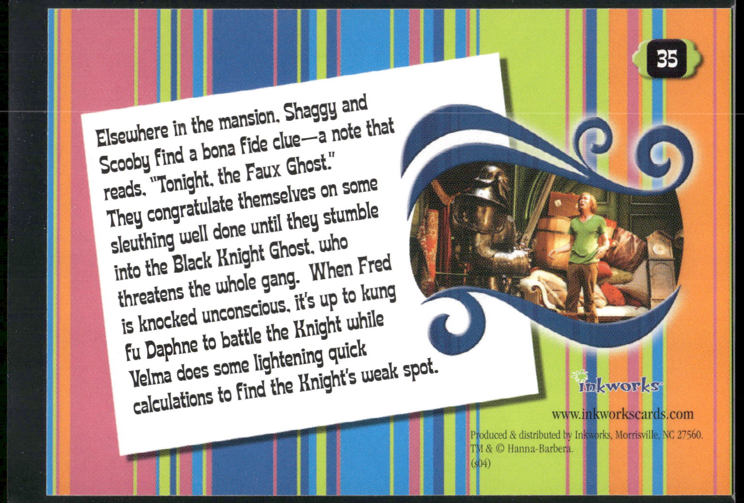 2004 Inkworks Scooby-Doo 2: Monsters Unleashed #35 Knight of the Roundtables