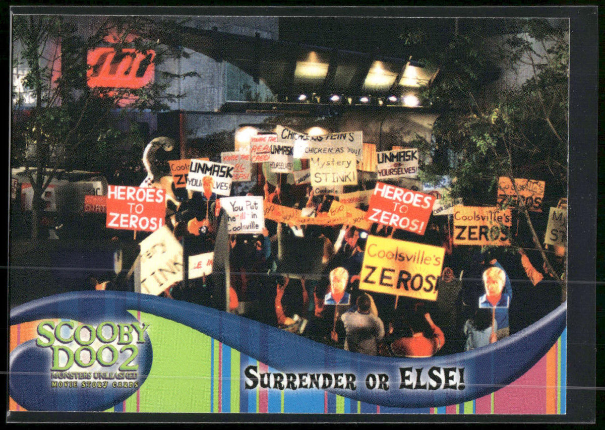 2004 Inkworks Scooby-Doo 2: Monsters Unleashed #44 Surrender or Else!