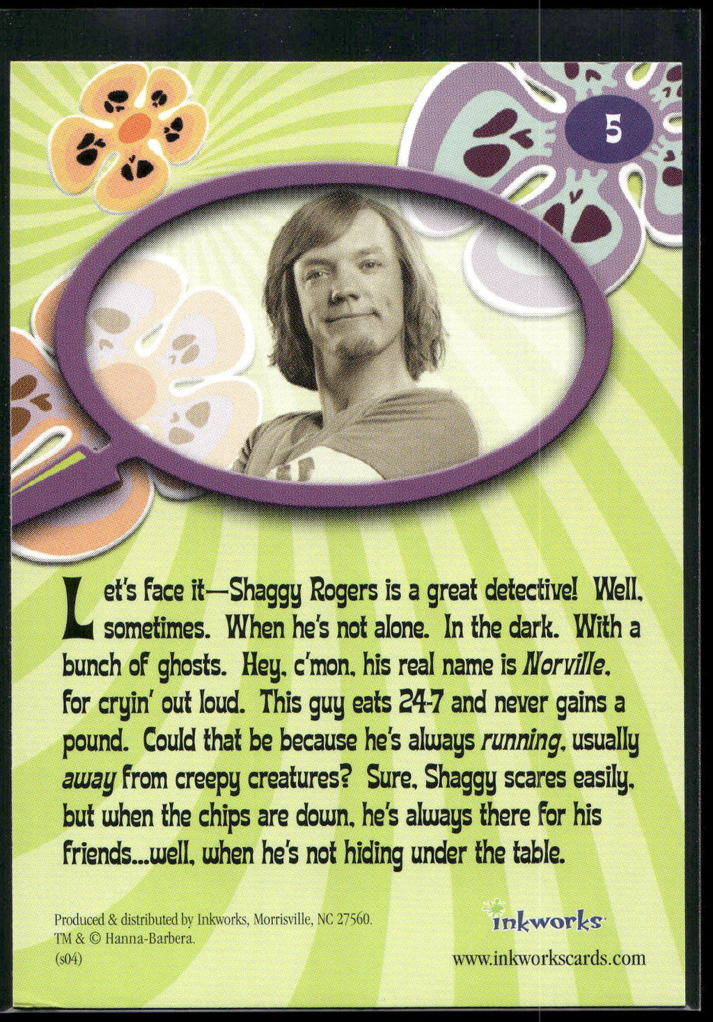 2004 Inkworks Scooby-Doo 2: Monsters Unleashed #5 Shaggy