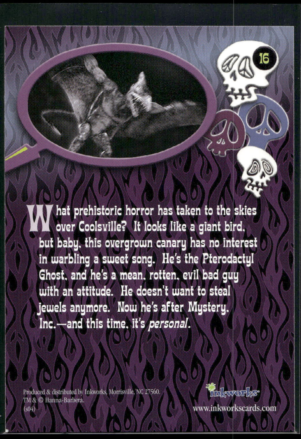 2004 Inkworks Scooby-Doo 2: Monsters Unleashed #16 Pterodactyl Ghost