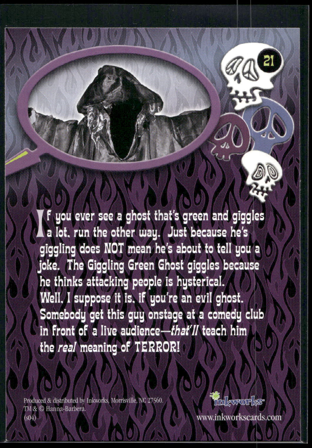 2004 Inkworks Scooby-Doo 2: Monsters Unleashed #21 Giggling Green Ghost