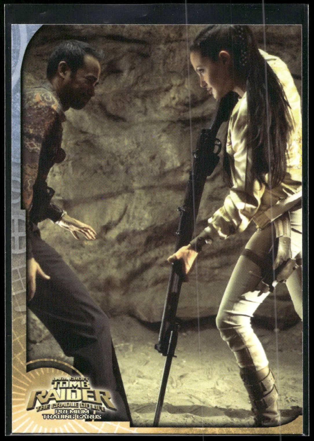 2003 Inkworks Tomb Raider: The Cradle of Life #36 Pinned and Pounded