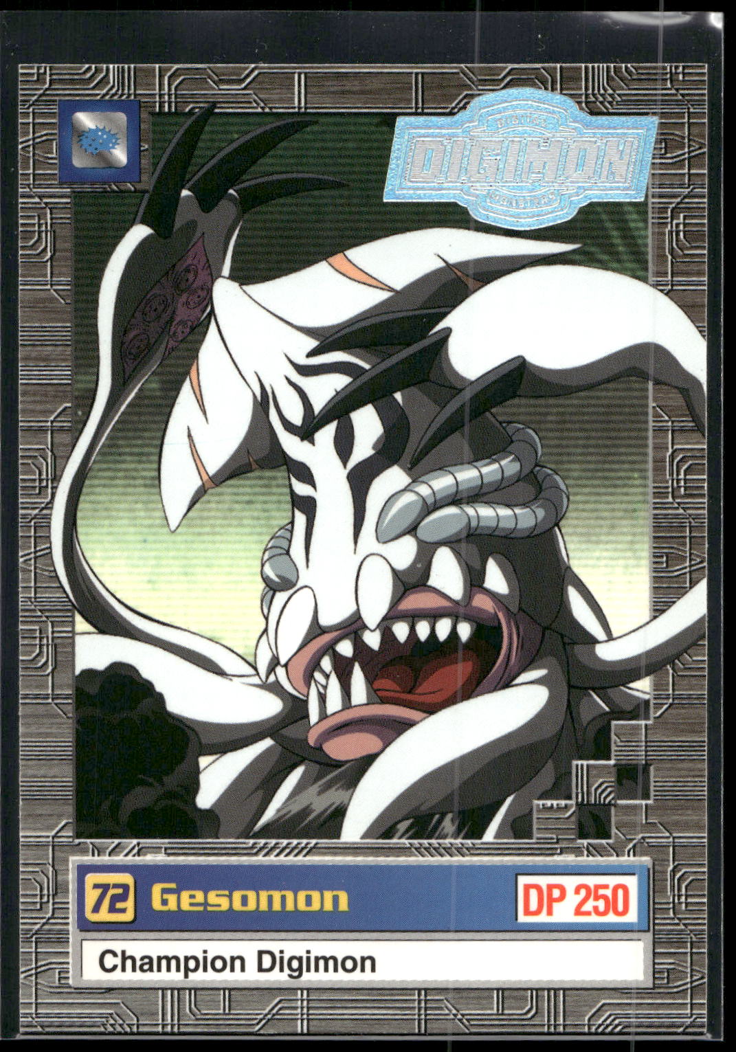 2000 Upper Deck Digimon Series 2 #13of32 72 Gesomon
