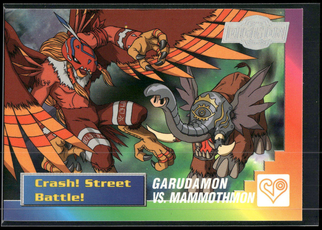 2000 Upper Deck Digimon Series 2 #30of32 Garudamon vs. Mamothmon