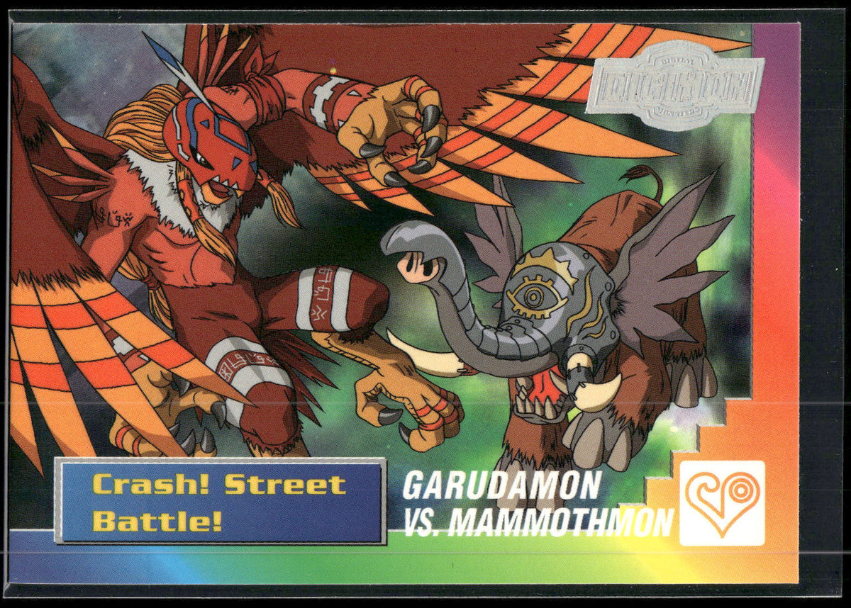 2000 Upper Deck Digimon Series 2 #30of32 Garudamon vs. Mamothmon