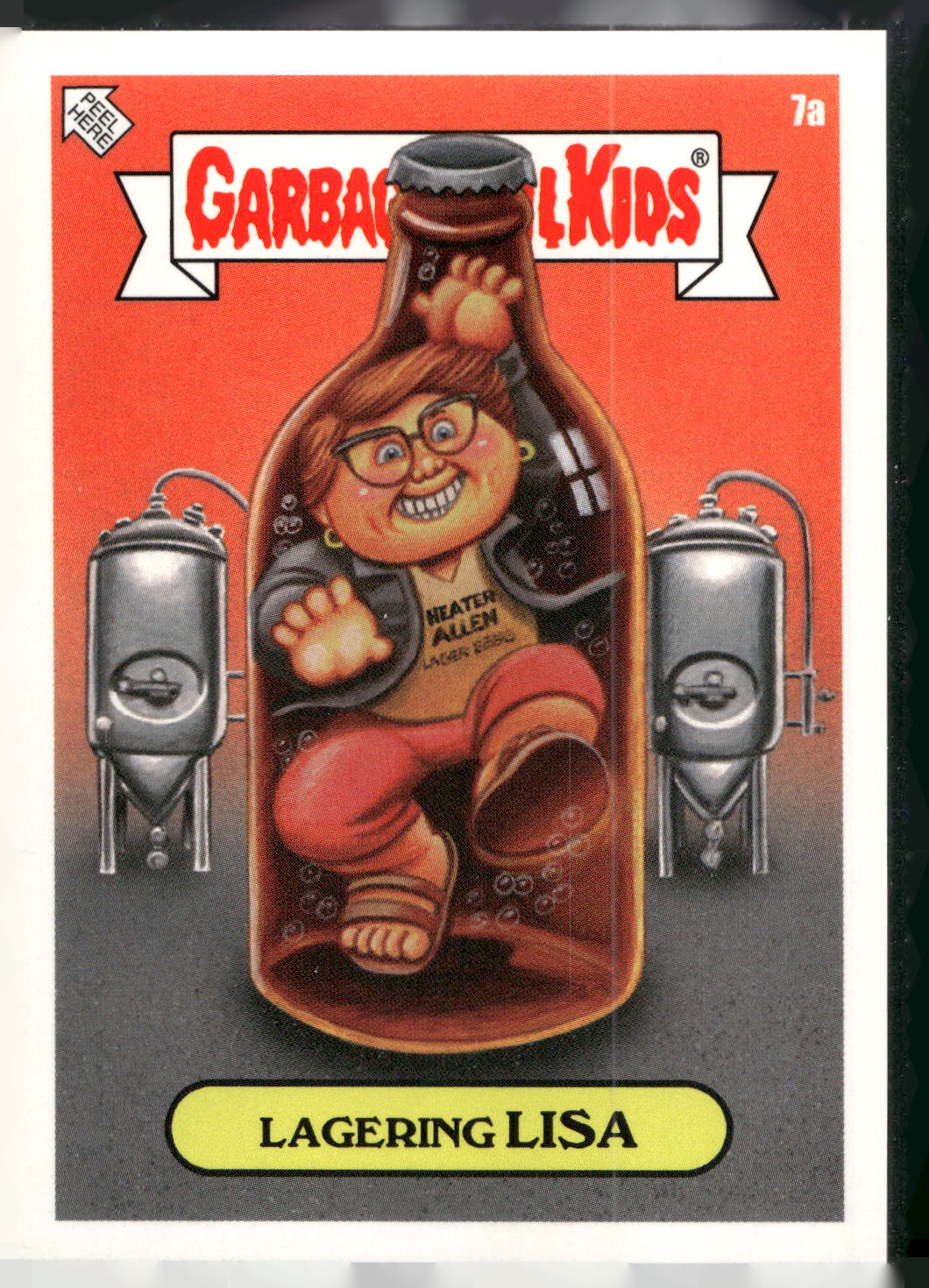 2022 Topps Online Garbage Pail Kids: Taste Buds #7A Lagering Lisa