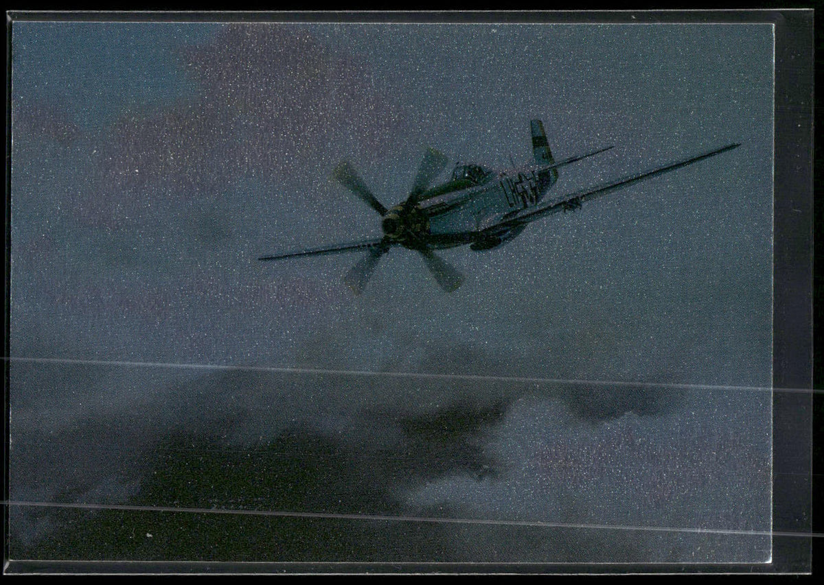 1994 Cardz World War II #T8 P 51, Out of the Blue! Tekchrome