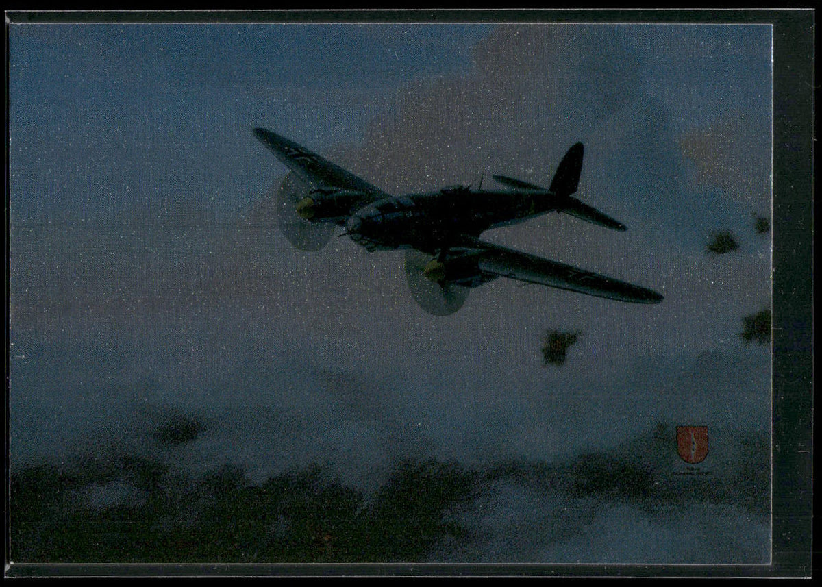 1994 Cardz World War II #T5 German Heinkle III Bomber Tekchrome