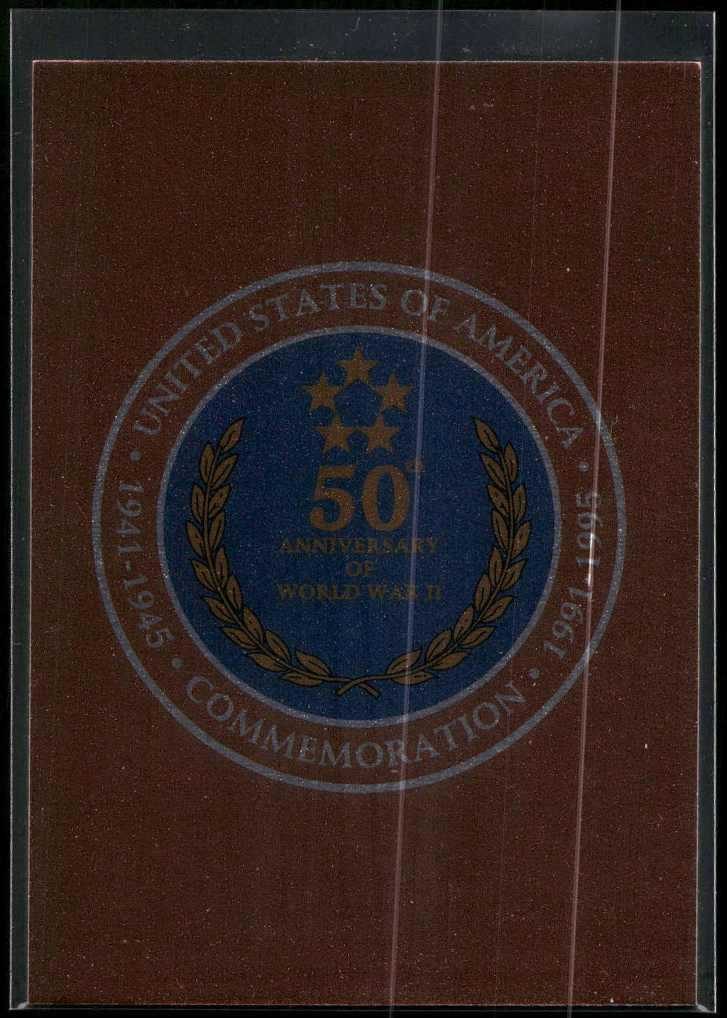 1994 Cardz World War II #T2 50th Anniversary Commemoration Logo Tekchrome