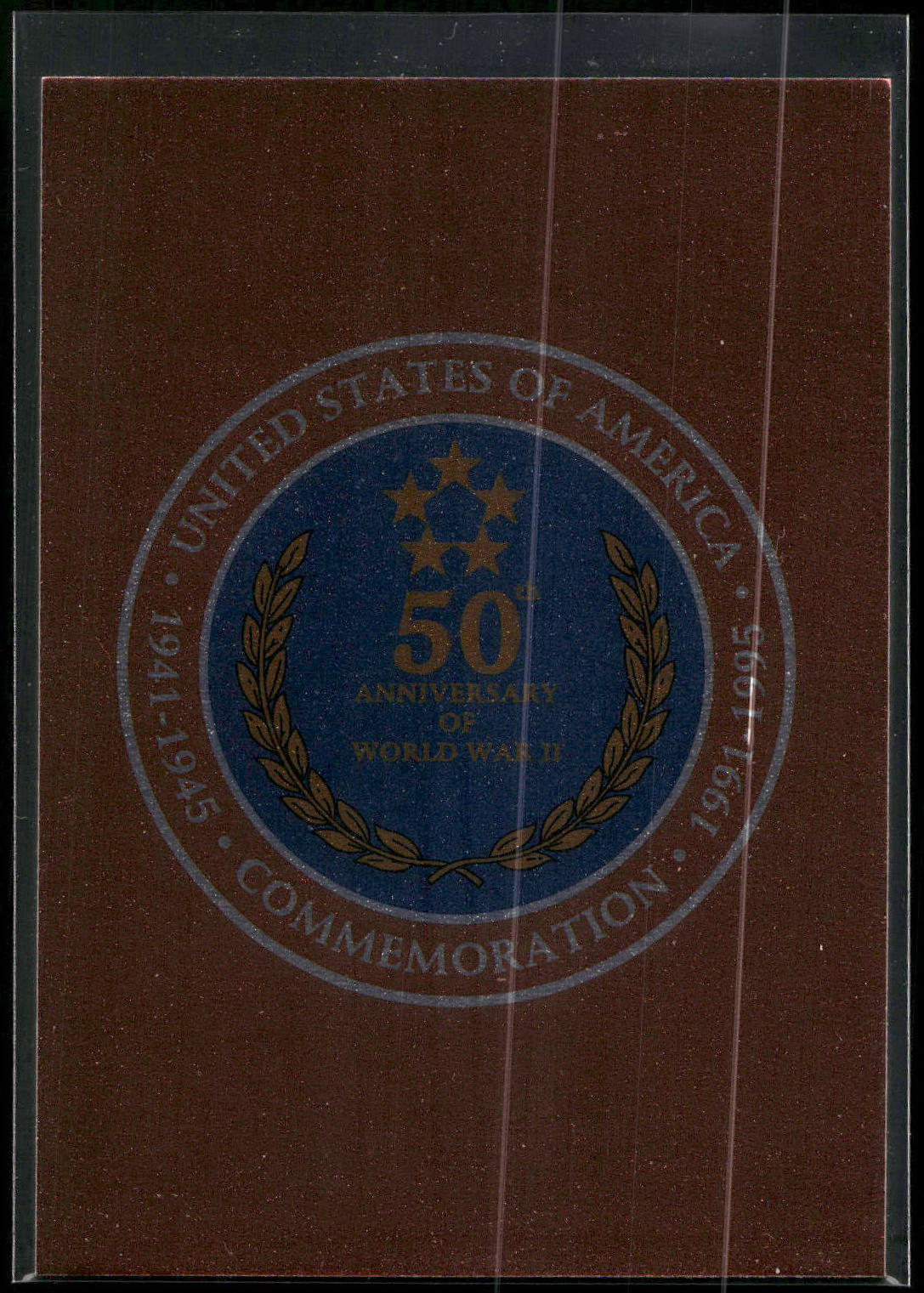 1994 Cardz World War II #T2 50th Anniversary Commemoration Logo Tekchrome