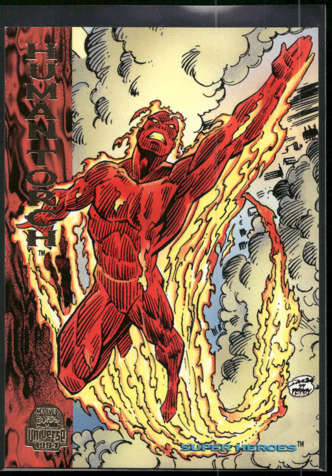 1994 Fleer Marvel Universe #191 Human Torch