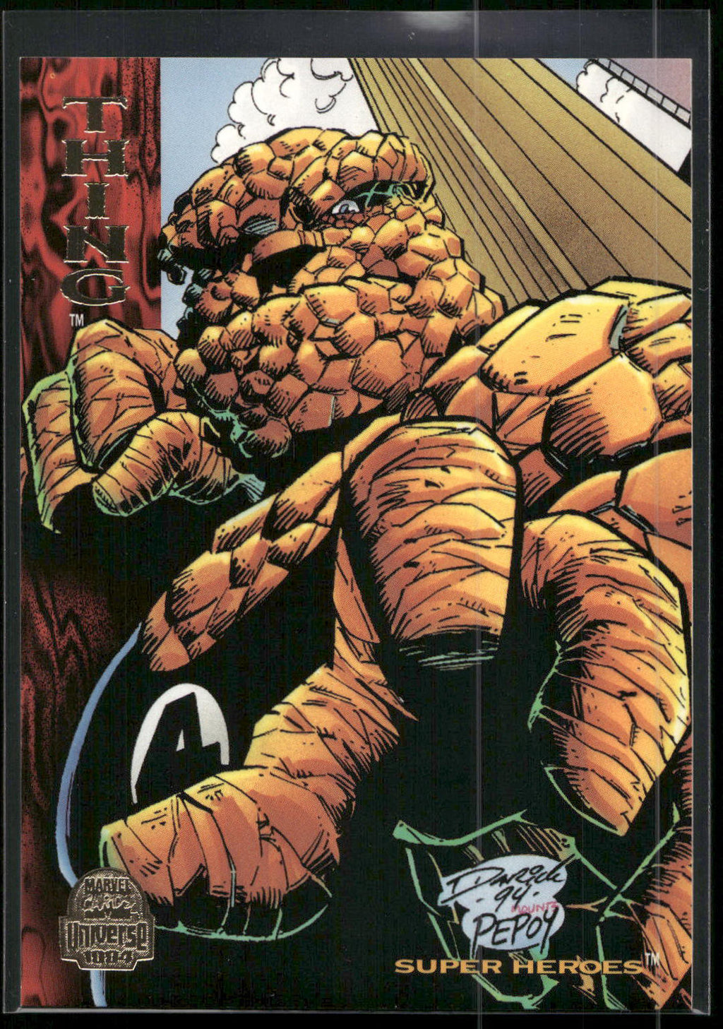 1994 Fleer Marvel Universe #197 Thing