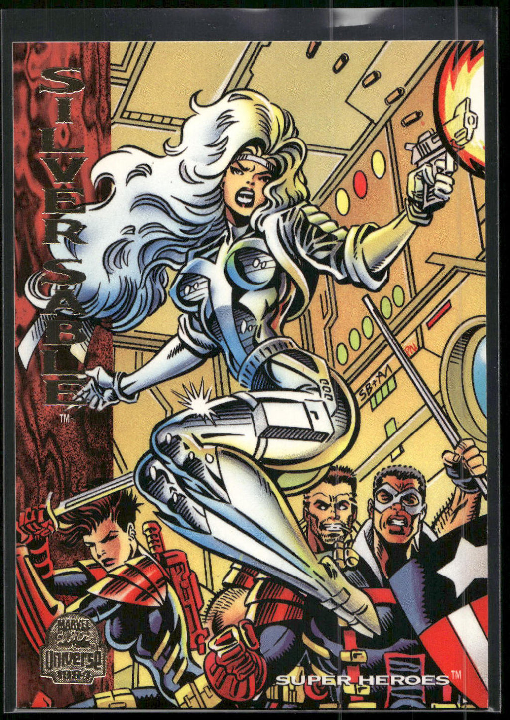 1994 Fleer Marvel Universe #196 Silver Sable