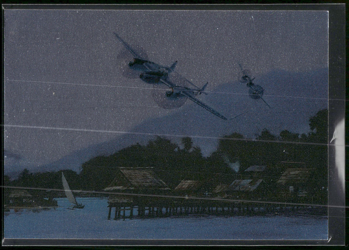 1994 Cardz World War II #T3 P 38's - New Guinea Joyride Tekchrome