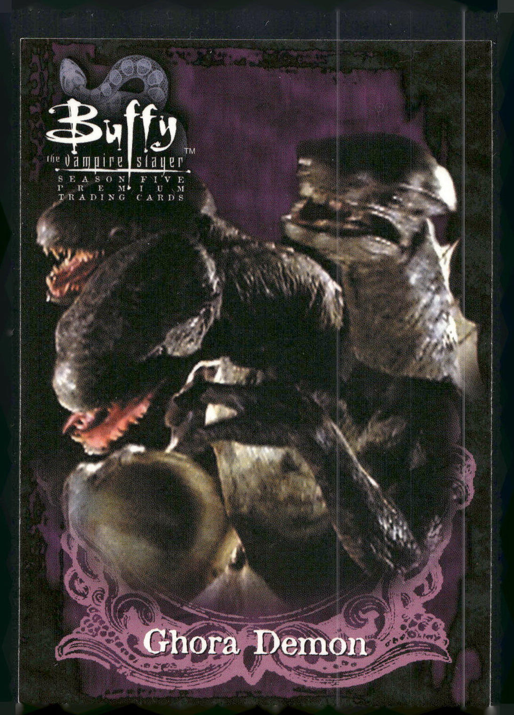 2001 Inkworks Buffy the Vampire Slayer Season 5 #74 Ghora Demon