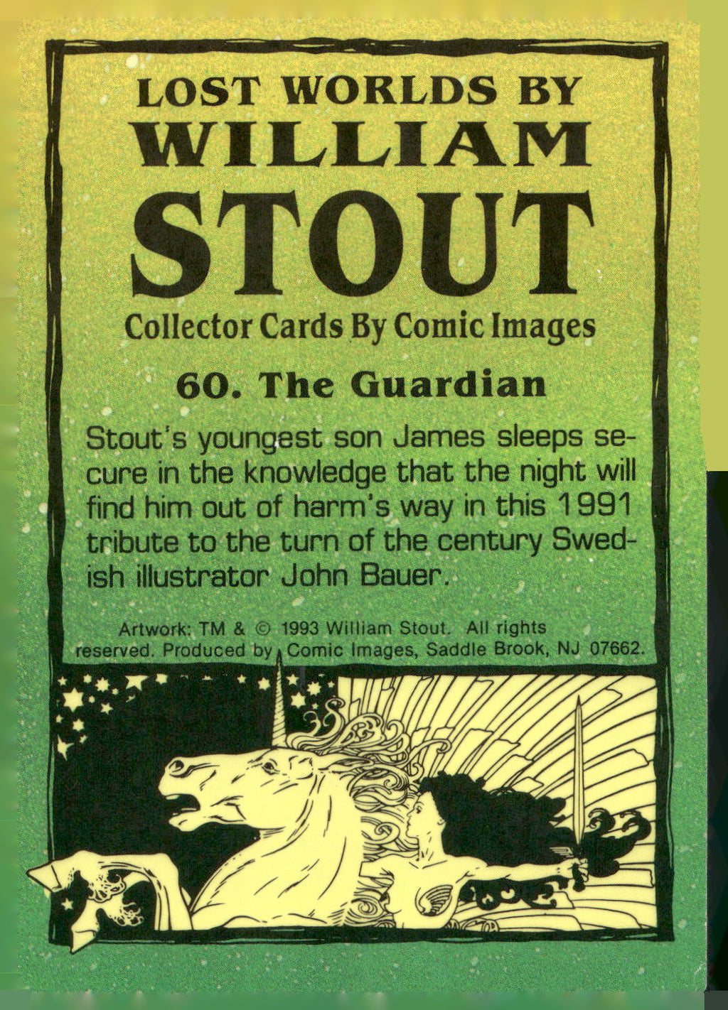 1993 Comic Images William Stout Series 1 #60 The Guardian