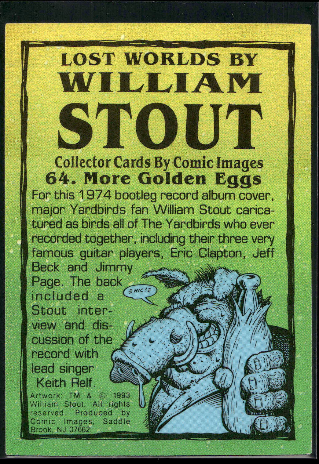 1993 Comic Images William Stout Series 1 #64 More Golden Eggs