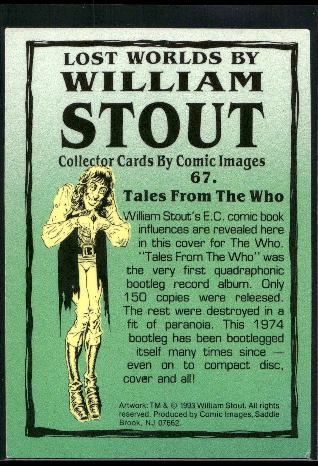 1993 Comic Images William Stout Series 1 #67 Tales from The Who