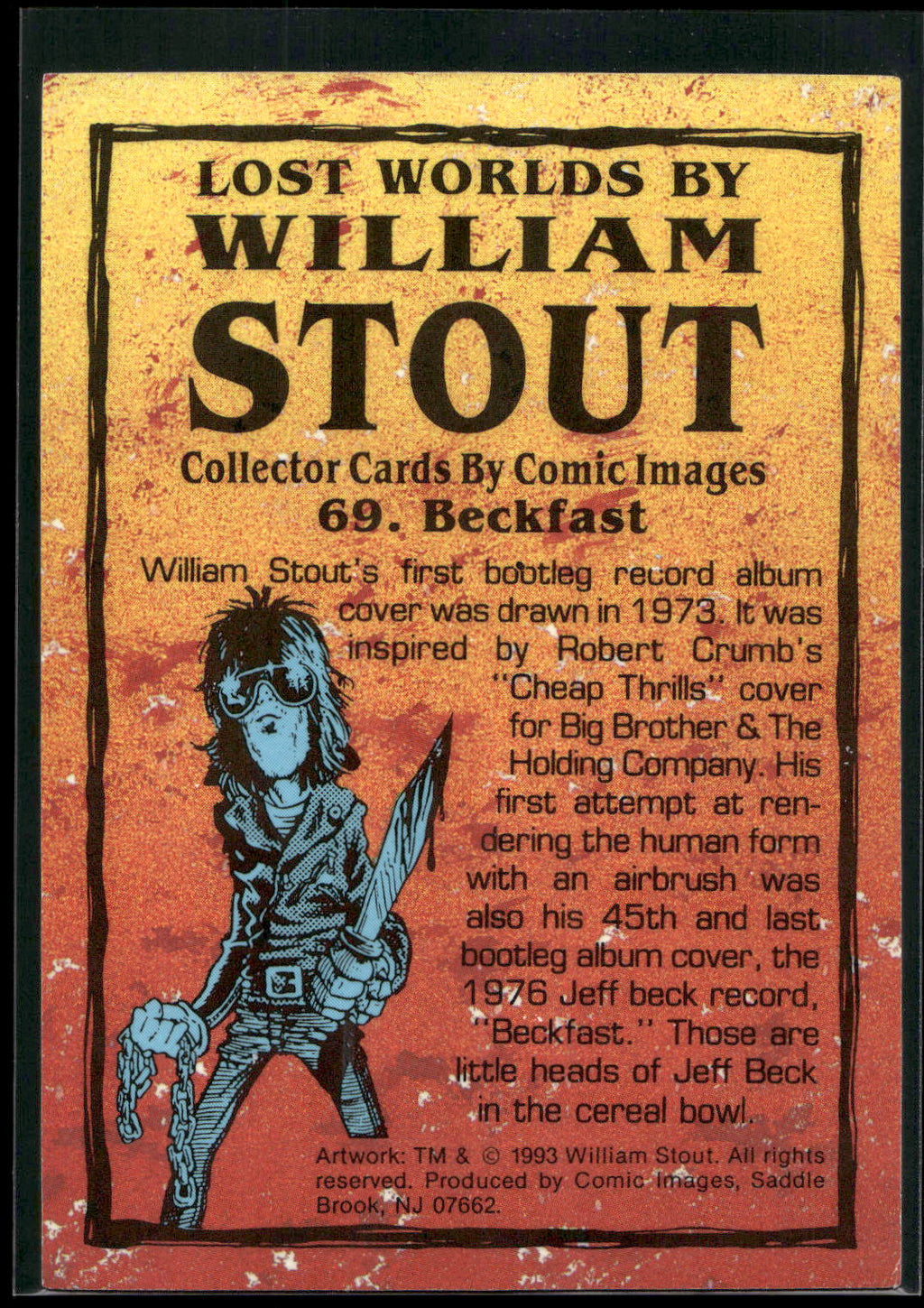 1993 Comic Images William Stout Series 1 #69 Beckfast