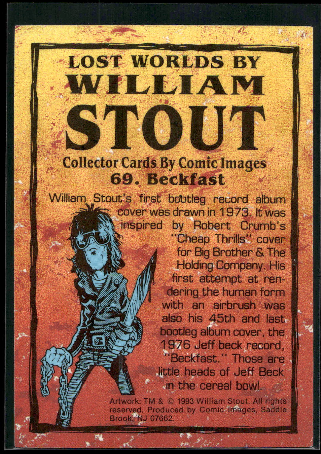 1993 Comic Images William Stout Series 1 #69 Beckfast