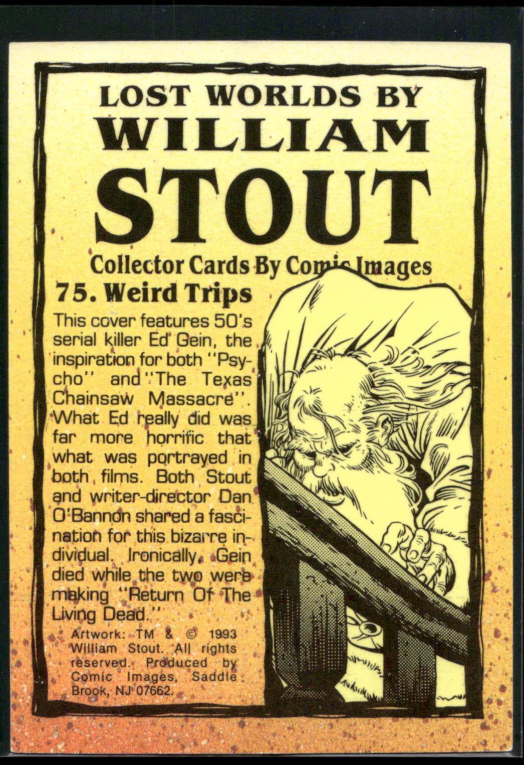 1993 Comic Images William Stout Series 1 #75 Weird Trips