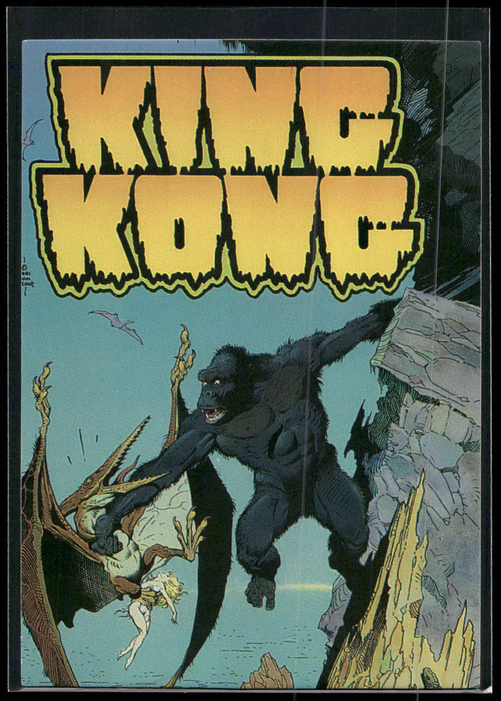 1993 Comic Images William Stout Series 1 #78 Kong vs. the Pterosaur