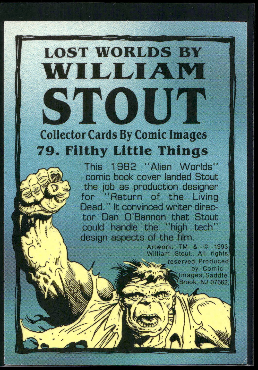1993 Comic Images William Stout Series 1 #79 Filthy Little Things
